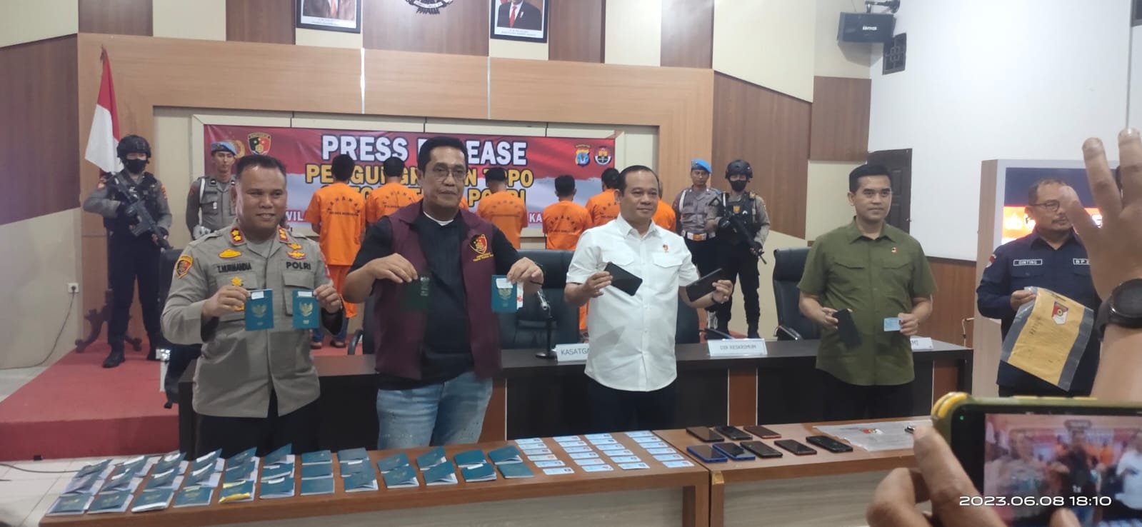 Satgas TPPO Polri Selamatkan 123 WNI Korban TPPO, 8 Pelaku Diamankan