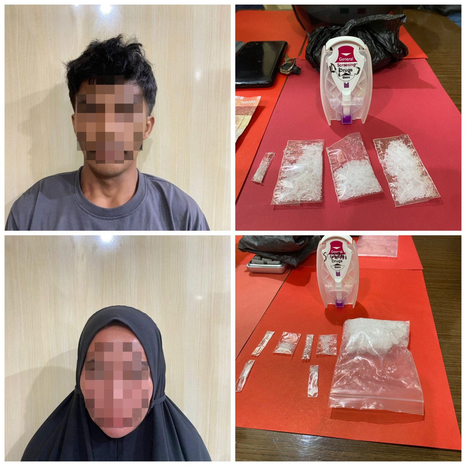 Polres Nunukan Ungkap Peredaran Sabu Lintas Negara, Total 40 Gram Diamankan dari Dua Tersangka