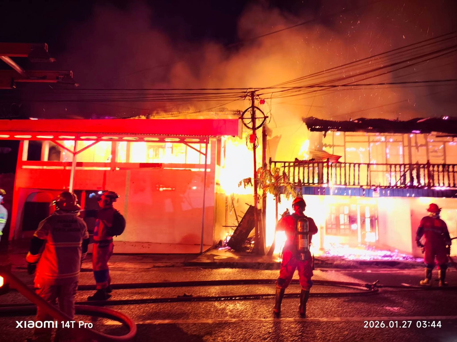 Usai Nunukan Selatan, Api Kembali Mengamuk di Jalan Rimba, Hanguskan Tiga Rumah Warga