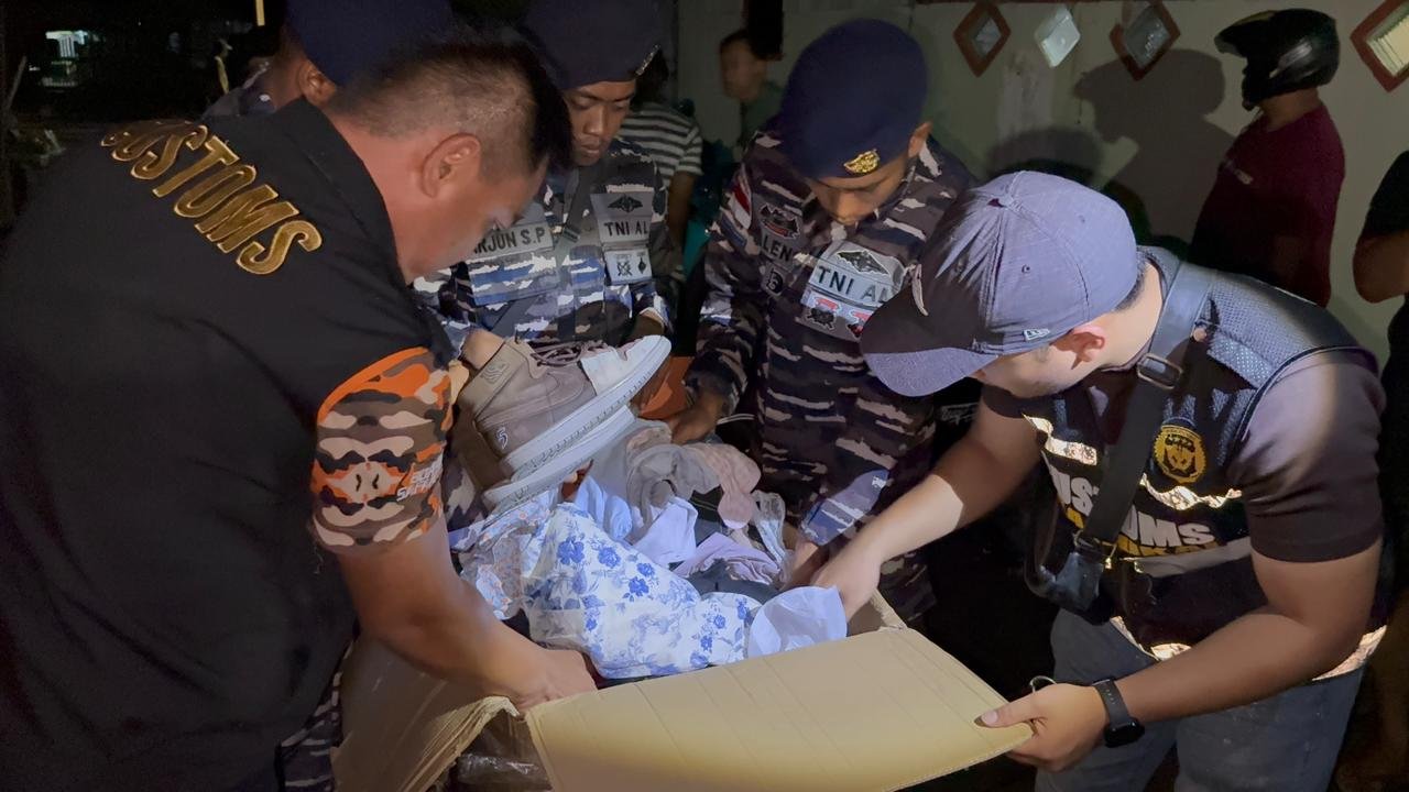 Barang Branded Ilegal dari Tawau Disergap di Nunukan, Nilainya Capai Rp88 Jutaan