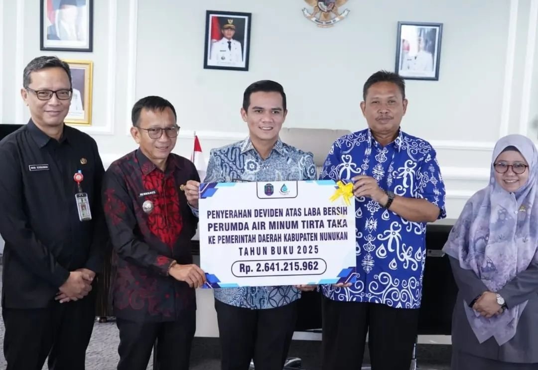Dividen Perumda Tirta Taka Tembus Rp. 2,64 Miliar, PAD Nunukan Makin Kuat