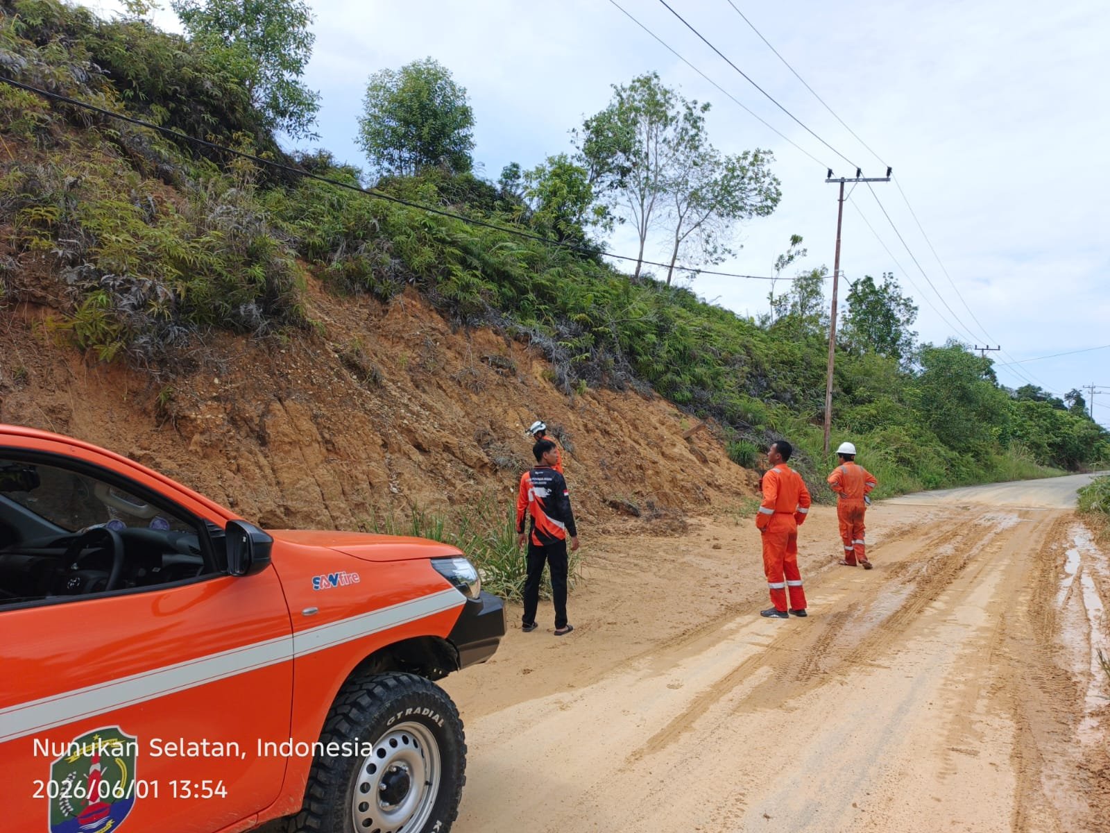 Longsor 15 Meter Terjang Sei Lancang, BPBD Ingatkan Ancaman Susulan