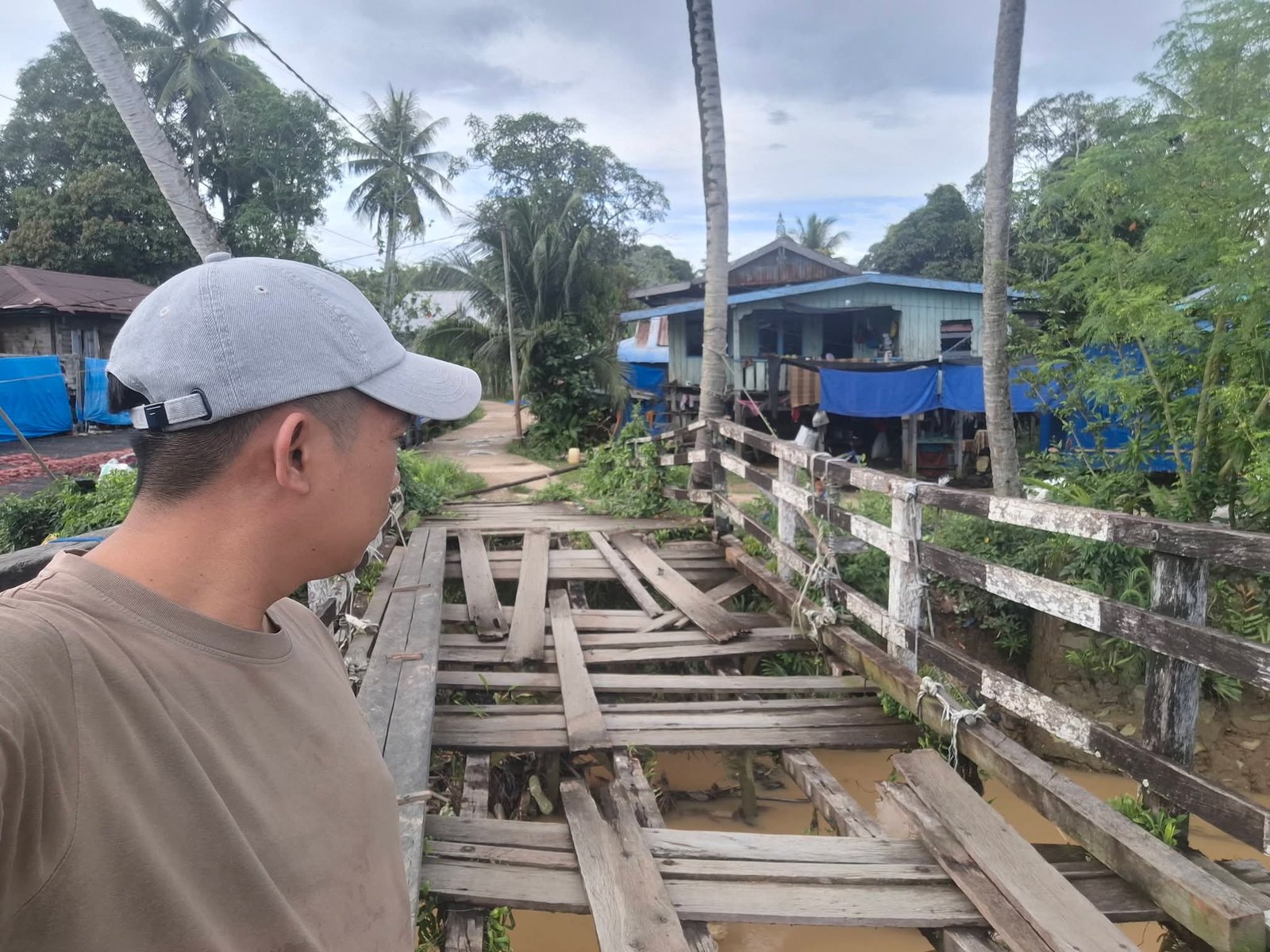 Jembatan Mamolo Rusak Parah, AFS Desak Pemkab Lebih Peka