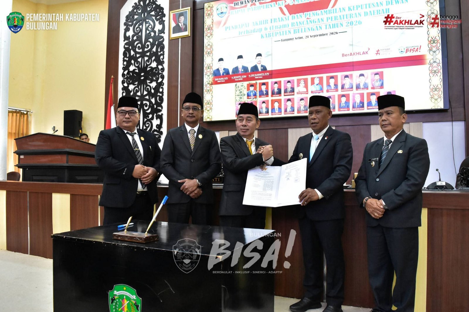 Enam Raperda Disahkan, APBD Perubahan 2026 Jadi Salah Satunya