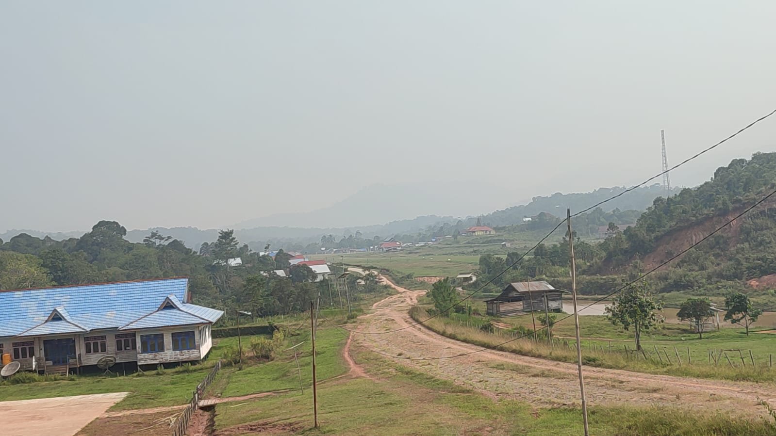 Warga Krayan Selatan Mulai Keluhkan Batuk dan Sakit Tenggorokan Karena Kabut Asap