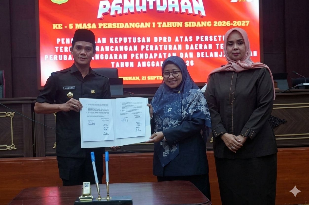 DPRD dan Pemkab Sepakati APBD Perubahan Rp1,86 Triliun
