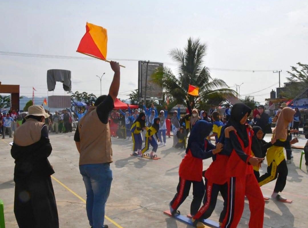 HUT ke-27 Nunukan, Bakiak dan Gobak Sodor Buka Sport Festival KORMI 2026